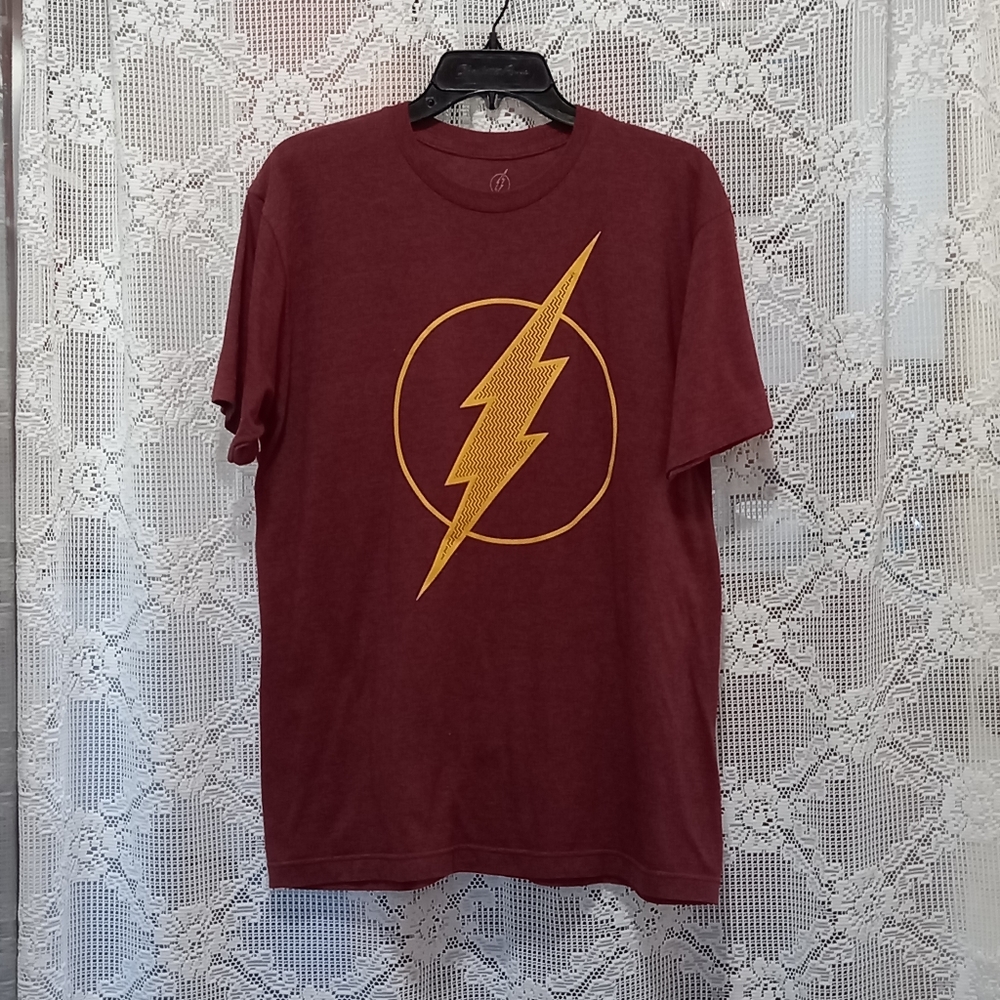 DC The Flash Men's Red T Shirt Size L